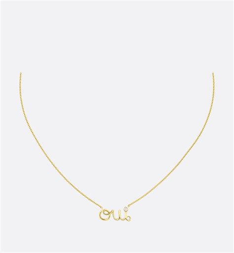 oui de dior|dior oui necklace sale.